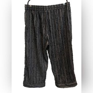 BURU Black Everyday Cropped Pants Size:1X